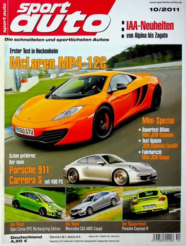 Deckblatt Sport Auto (10/2011)